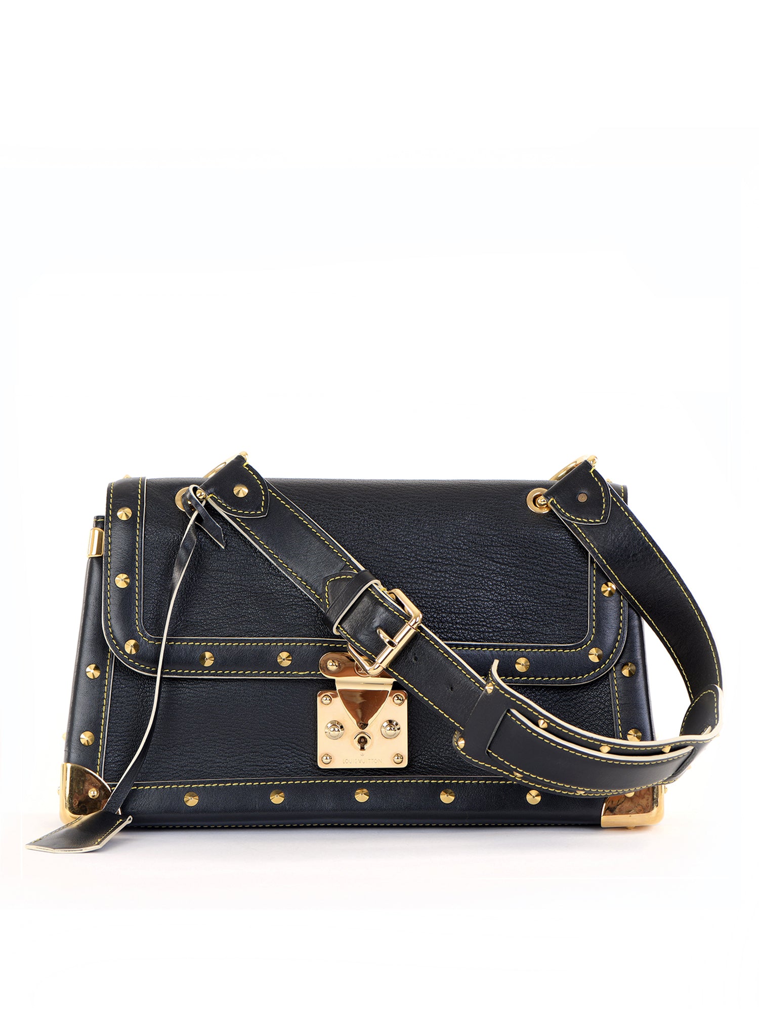 Louis Vuitton Black Suhali Leather Le Talentueux Bag