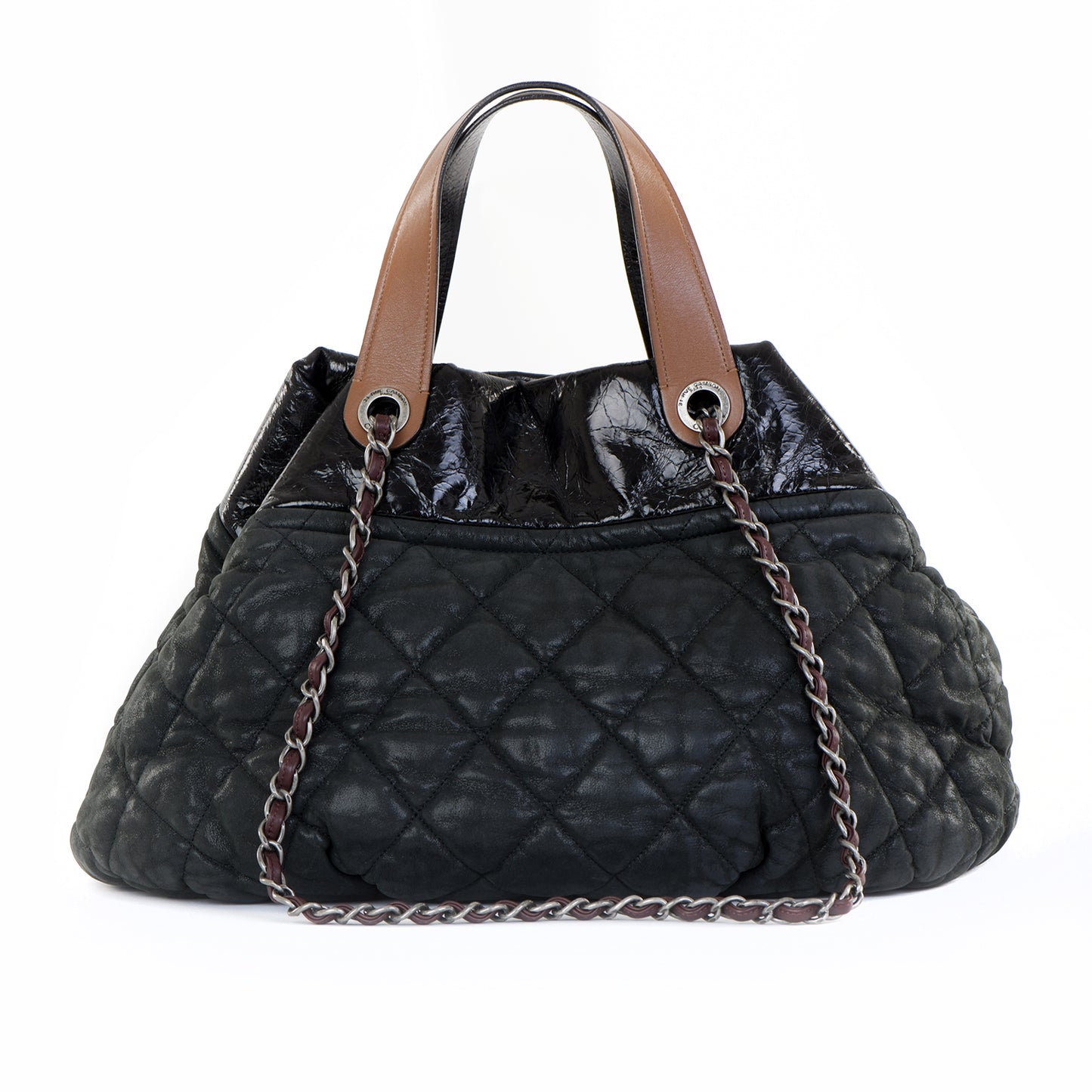 Quilted In The Mix Hobo Bag