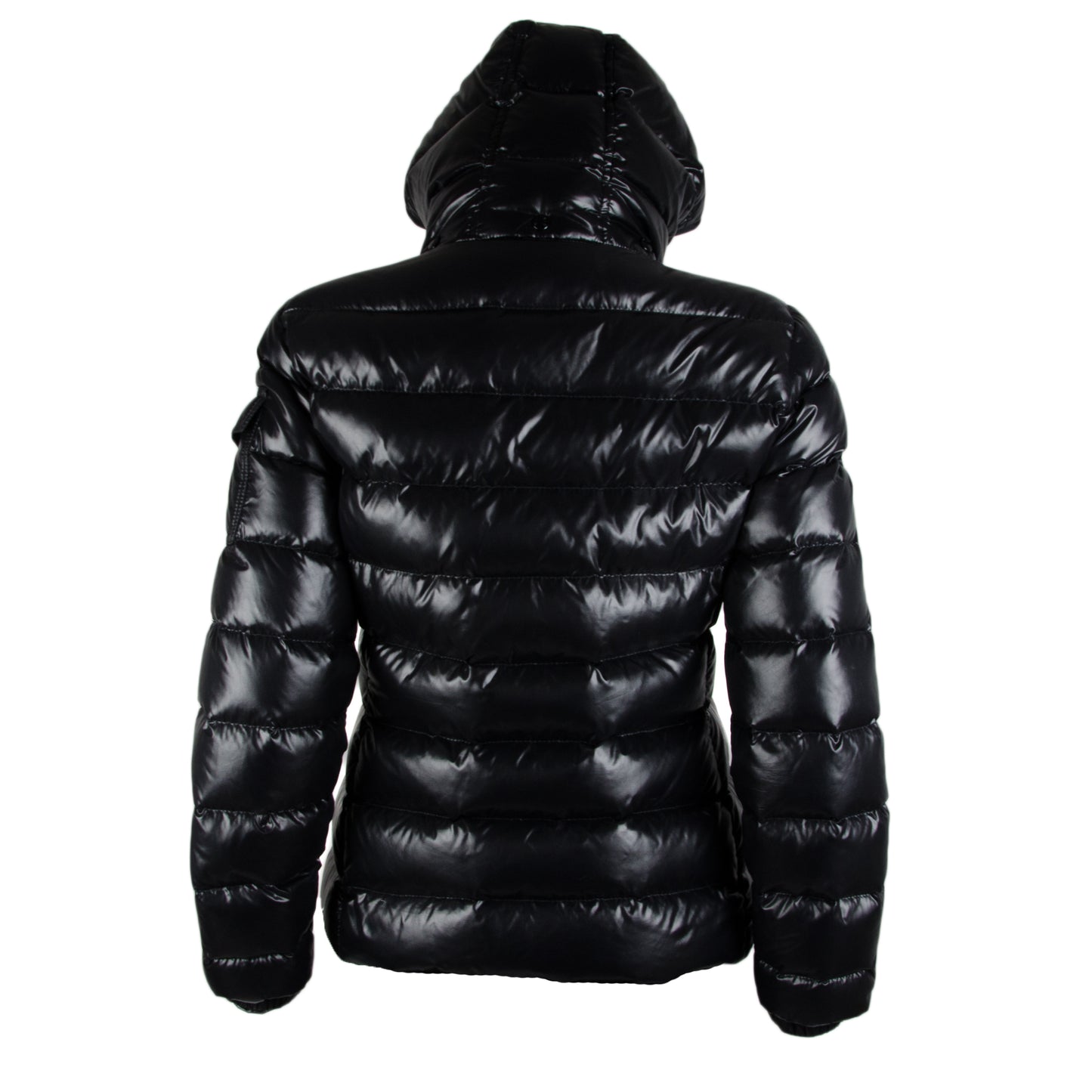 Black Hooded Down Puffer Jacket