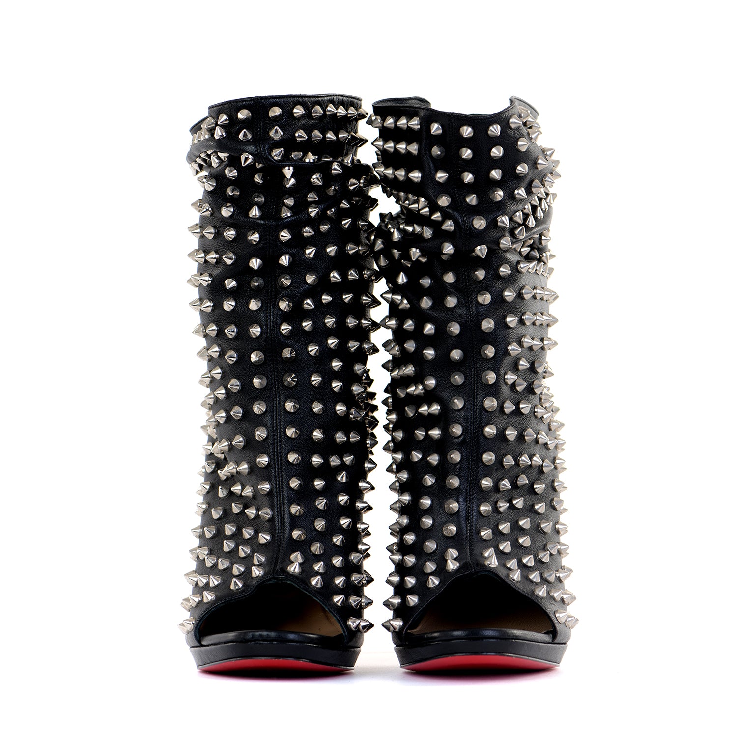 Studded peep hot sale toe booties