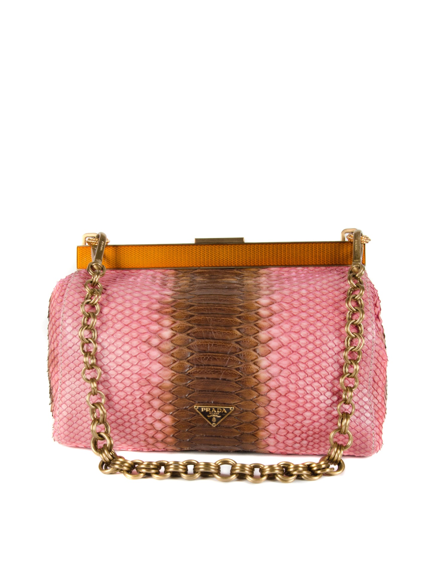 Vintage 2004 Pink Snakeskin Bag