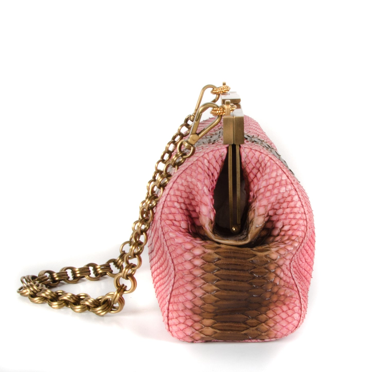 Vintage 2004 Pink Snakeskin Bag