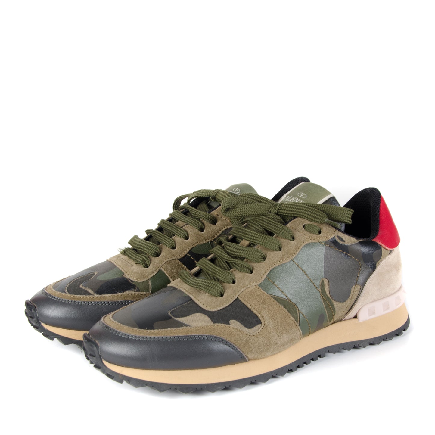 Khaki Camouflage Rock Runner Sneakers